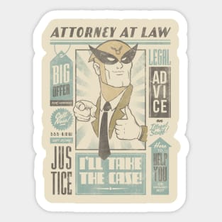 Attorney at Law Sticker